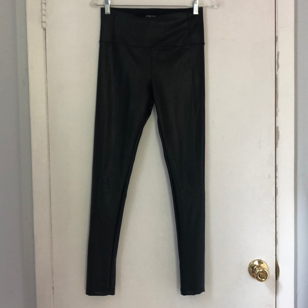 David Lerner Fake Leather Leggings